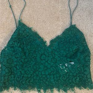 Lace crop top